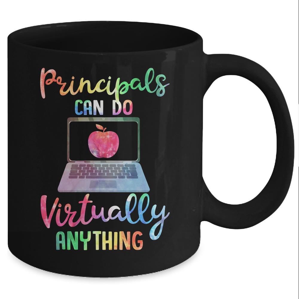 Principals Can Do Virtually Anything Funny Teacher Gift Mug-Coffee Mug-Mug-Black