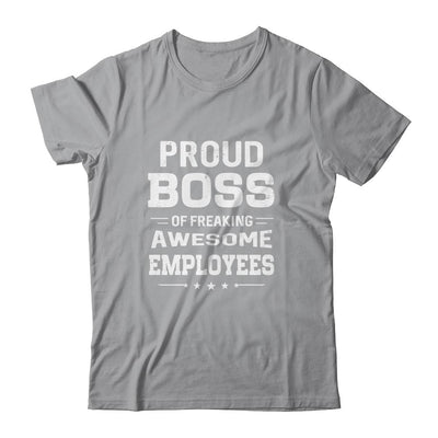 Proud Boss's Bosses Day Funny Employee Appreciation Gifts-T-Shirt & Hoodie-Classic T-Shirt-Sport Grey