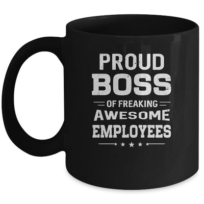Proud Boss's Bosses Day Funny Employee Appreciation Gifts Mug-Coffee Mug-Mug-Black