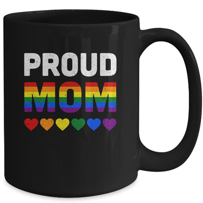 Proud Mom Lesbian LGBTQ Pride Month LGBT Mug-Coffee Mug-
