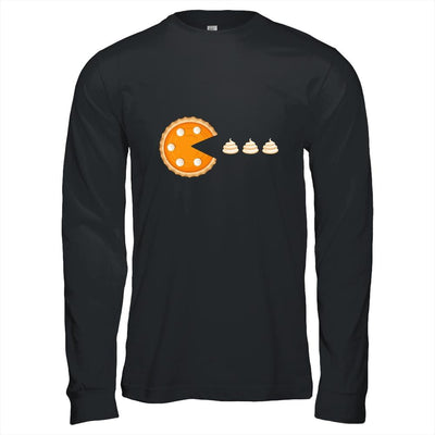 Pumpkin Pie Thanksgiving Day Funny Gift-T-Shirt & Hoodie-Long Sleeve T-Shirt-Black