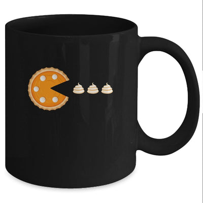 Pumpkin Pie Thanksgiving Day Funny Gift Mug-Coffee Mug-Mug-Black