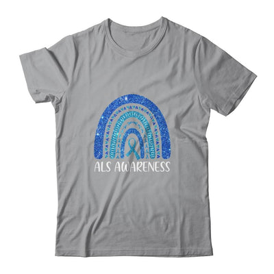 Rainbow Amyotrophic Lateral Sclerosis Als Awareness-T-Shirt & Tank Top-Classic T-Shirt-Sport Grey