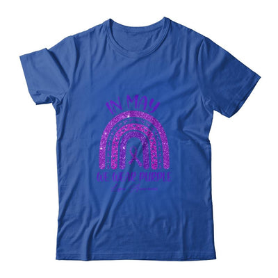 Rainbow In May We Wear Purple Lupus Awareness Month-T-Shirt & Hoodie-Classic T-Shirt-Royal