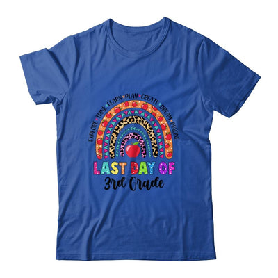 Rainbow Last Day Of School 3rd Grade Teacher Student-T-Shirt & Hoodie-Classic T-Shirt-Royal