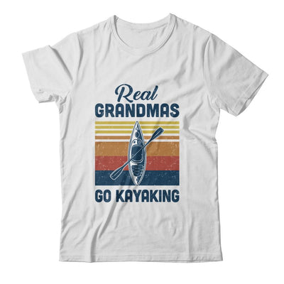 Real Grandmas Go Kayaking Whitewater River Lake-T-Shirt & Tank Top-Classic T-Shirt-White