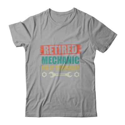 Retired Mechanic Fix It Yourself 2021-T-Shirt & Hoodie-Classic T-Shirt-Sport Grey