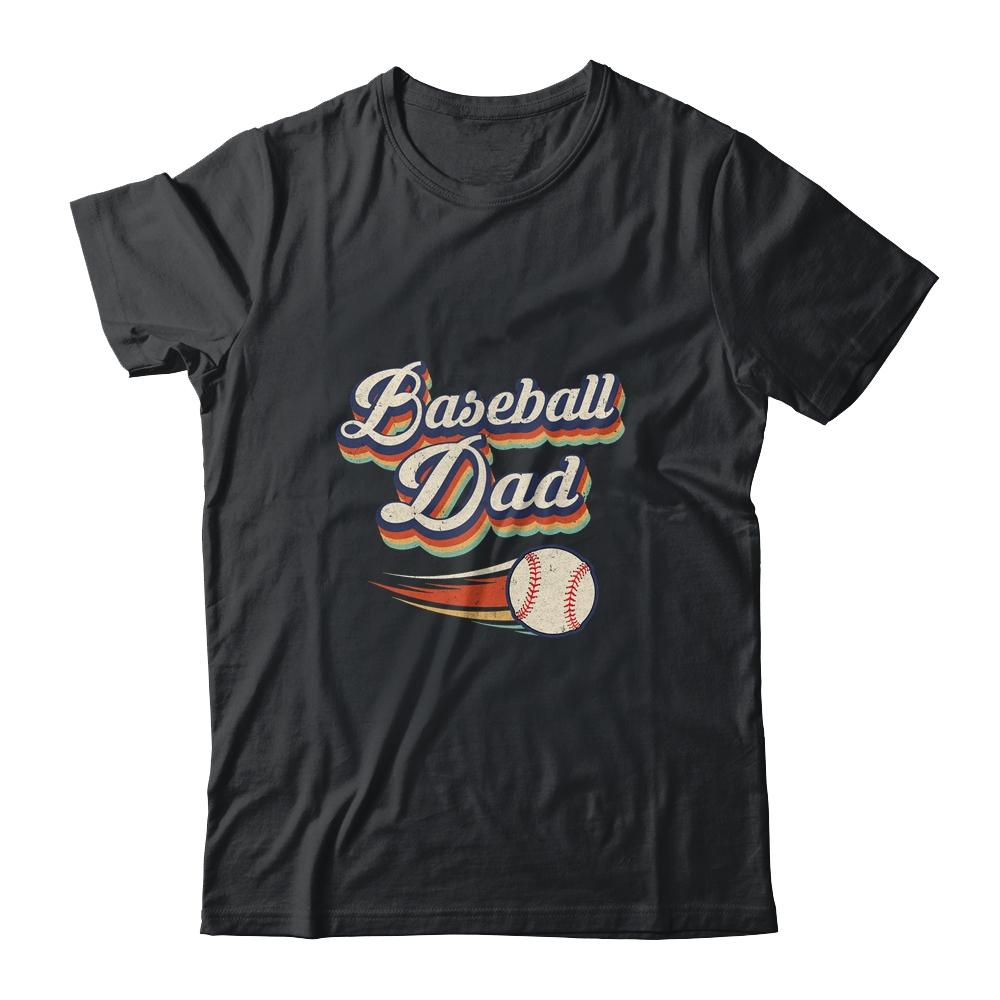 Retro Baseball Dad Funny Vintage Baseball Player Fathers Day