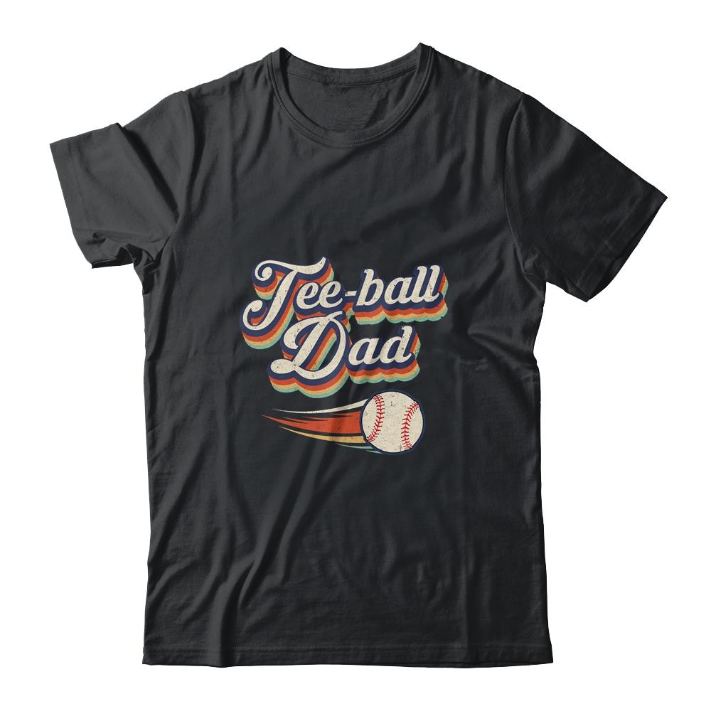 Retro Teeball Dad Funny Vintage Teeball Dad Father's Day