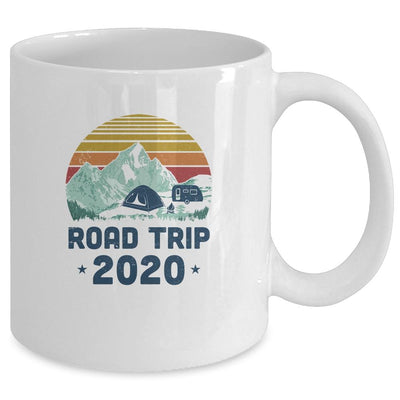 Road Trip 2020 Summer Vacation Tee Camping Mug-Coffee Mug-Mug-White