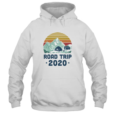 Road Trip 2020 Summer Vacation Tee Camping-T-Shirt & Hoodie-Pullover Hoodie-White
