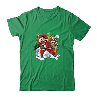 Santa And Friends Wearing Mask New Christmas Quarantine-T-Shirt & Sweatshirt-Classic T-Shirt-Irish Green