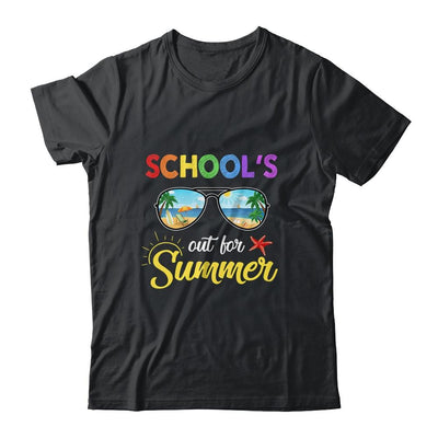 Schools Out For Summer Last Day Of School Student Teacher-T-Shirt & Tank Top-Classic T-Shirt-Black