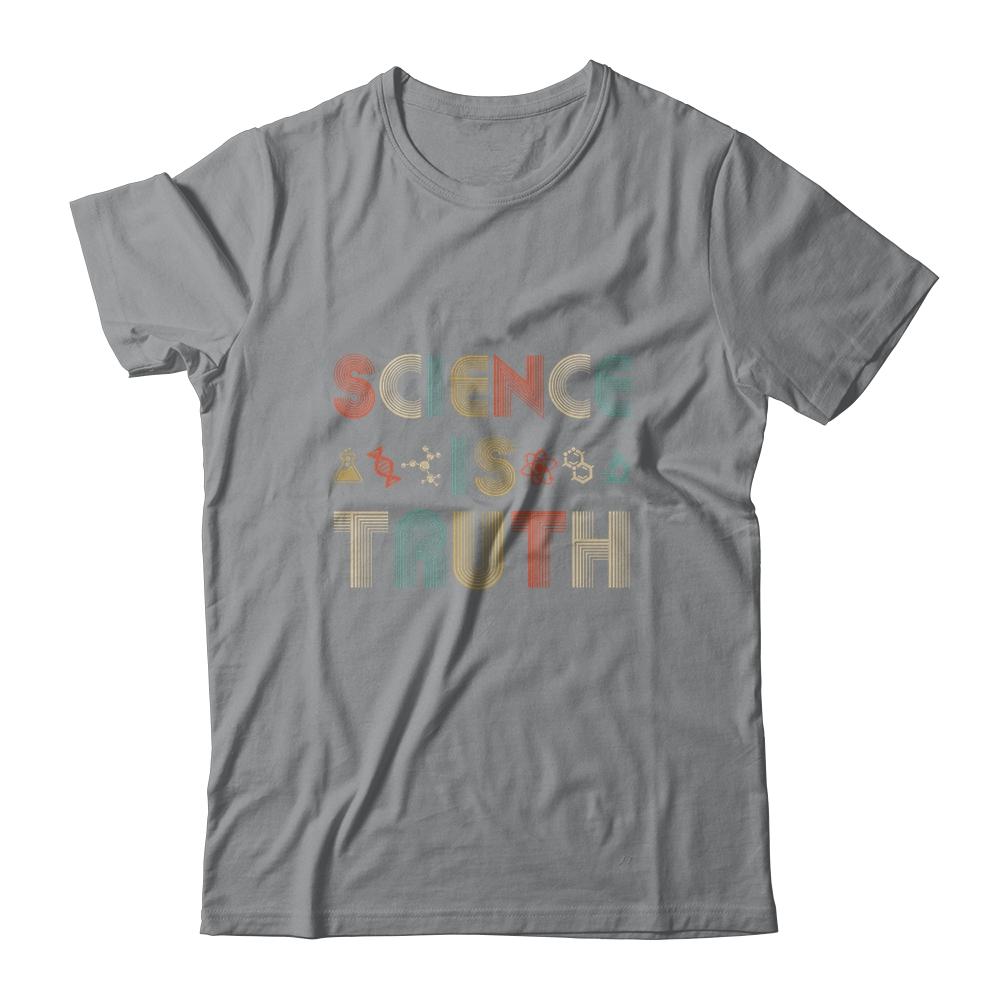 Science Is Truth Vintage Scientist Funny-T-Shirt & Hoodie-Classic T-Shirt-Sport Grey