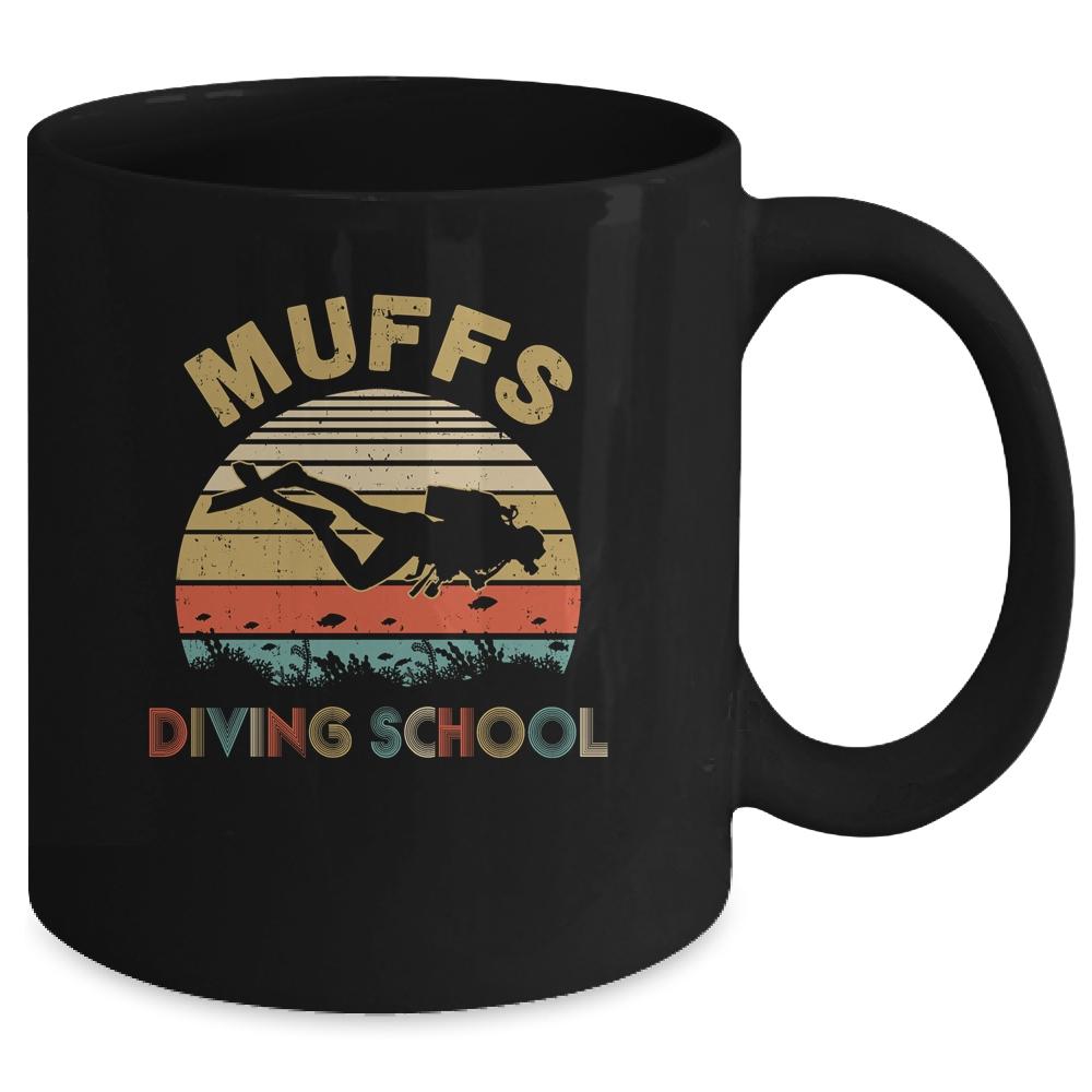 Scuba Muffs Diving School Mug-Coffee Mug-Mug-Black