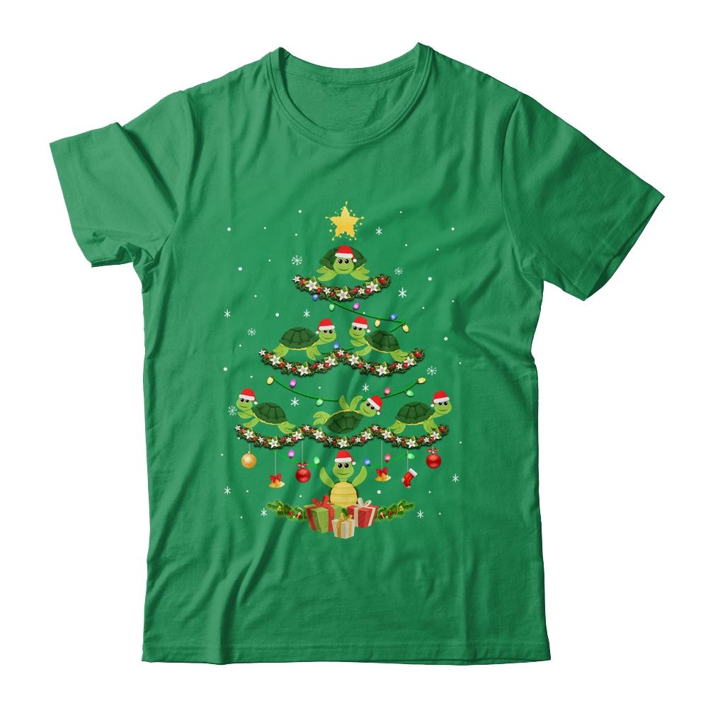 Sea Turtles Lover Xmas Gift Sea Turtle Christmas Tree-T-Shirt & Sweatshirt-Classic T-Shirt-Irish Green