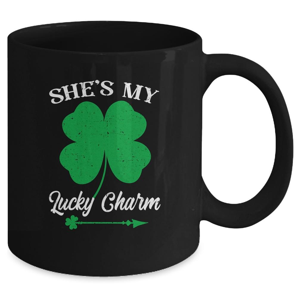 Shes My Lucky Charm St Patricks Day Mug-Coffee Mug-