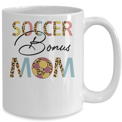 Soccer Bonus Mom Soccer Mom Leopard Mothers Day Mug-Coffee Mug-