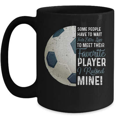 Some People Have To Wait Their Entire Lives Soccer Player Mug-Coffee Mug-Mug-Black