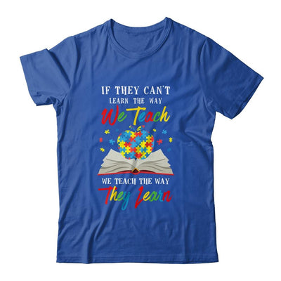 Special Teach Autism Awareness Puzzle Teacher-T-Shirt & Hoodie-Classic T-Shirt-Royal