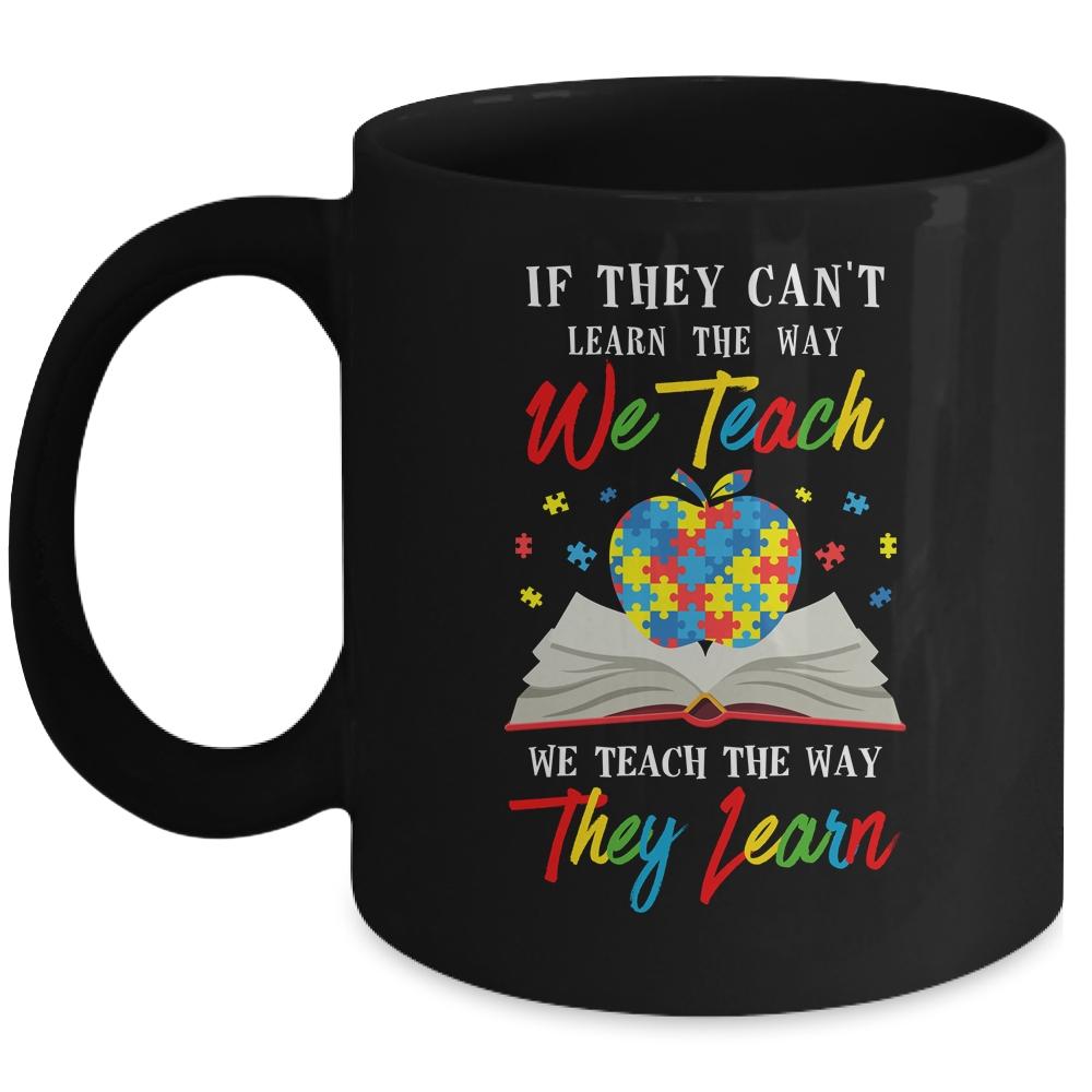Special Teach Autism Awareness Puzzle Teacher Mug