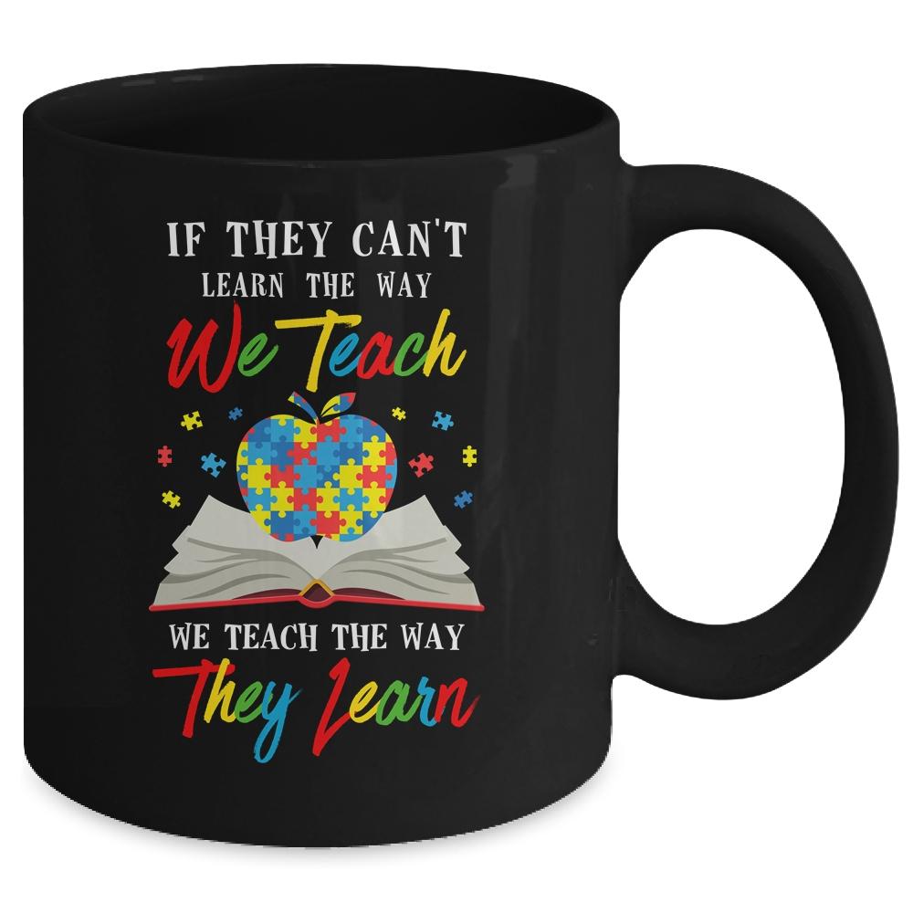 Special Teach Autism Awareness Puzzle Teacher Mug-Coffee Mug-