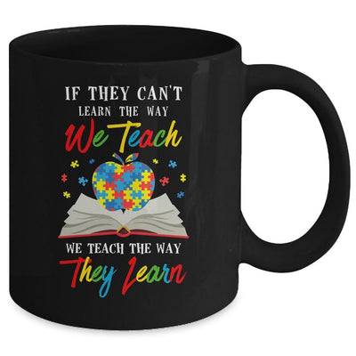 Special Teach Autism Awareness Puzzle Teacher Mug-Coffee Mug-