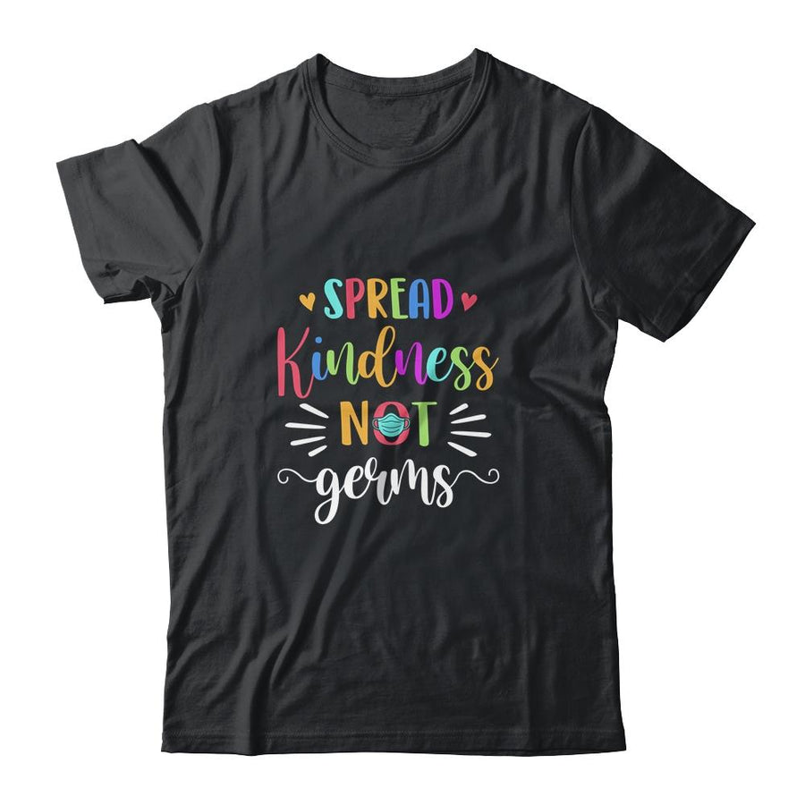 Spread Kindness Not Germs Essential Be Kind Teacher Gift-T-Shirt & Hoodie-Classic T-Shirt-Black