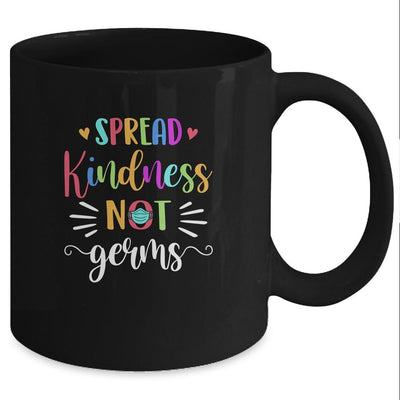 Spread Kindness Not Germs Essential Be Kind Teacher Gift Mug-Coffee Mug-Mug-Black