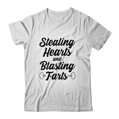 Stealing Hearts And Blasting Farts-T-Shirt & Tank Top-Classic T-Shirt-White
