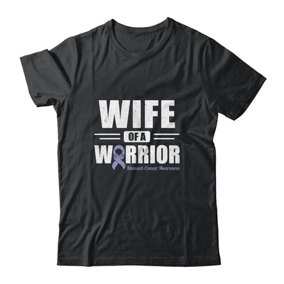 Stomach Cancer Awareness Wife Of Warrior Green Gift-T-Shirt & Hoodie-Classic T-Shirt-Black