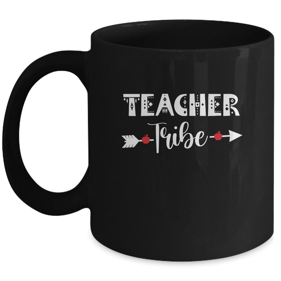 Teacher Tribe Back To School Funny Teacher Online Mug-Coffee Mug-Mug-Black