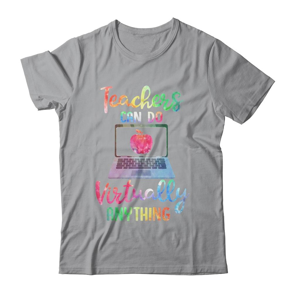 Teachers Can Do Virtually Anything Virtual Teacher-T-Shirt & Hoodie-Classic T-Shirt-Sport Grey
