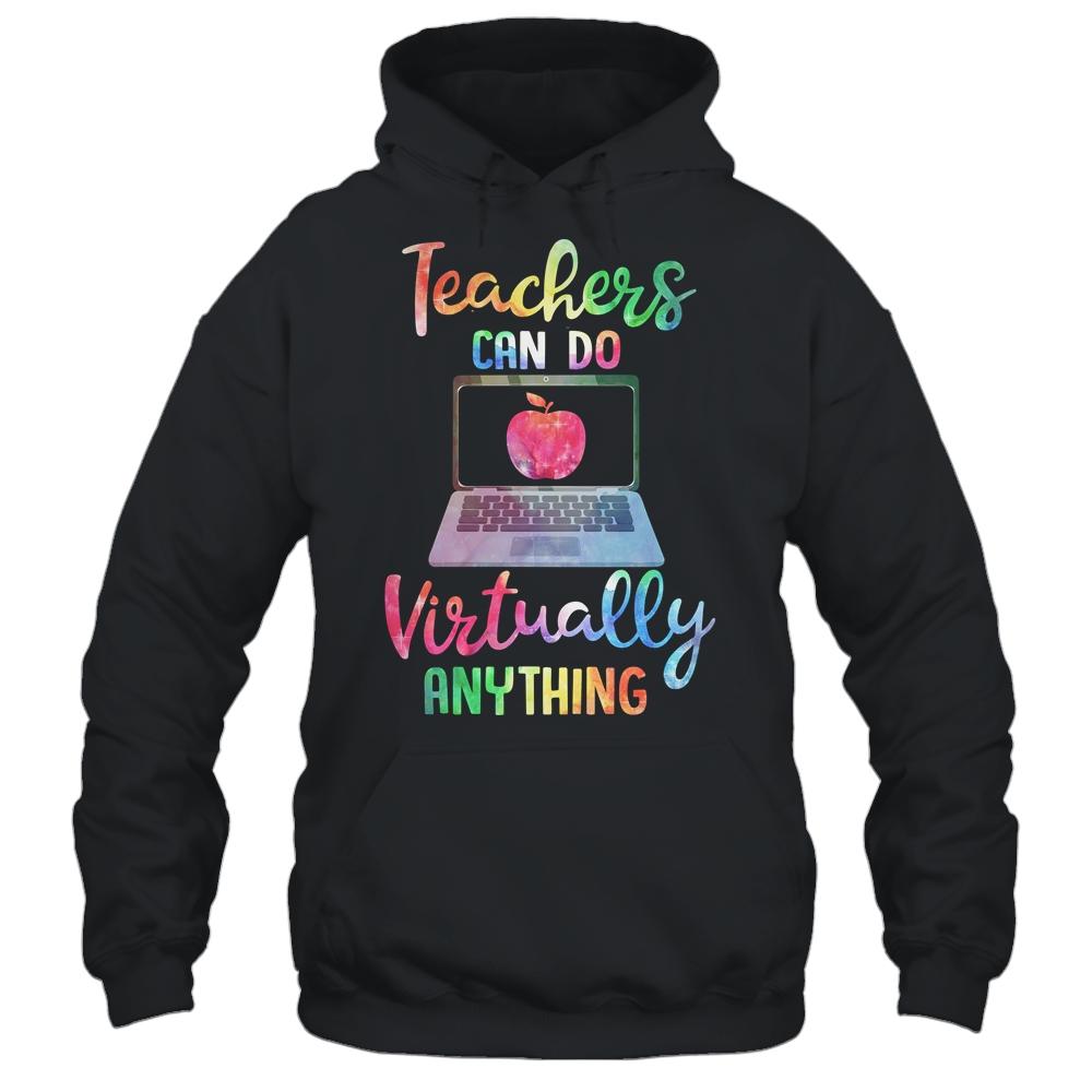 Teachers Can Do Virtually Anything Virtual Teacher-T-Shirt & Hoodie-Pullover Hoodie-Black