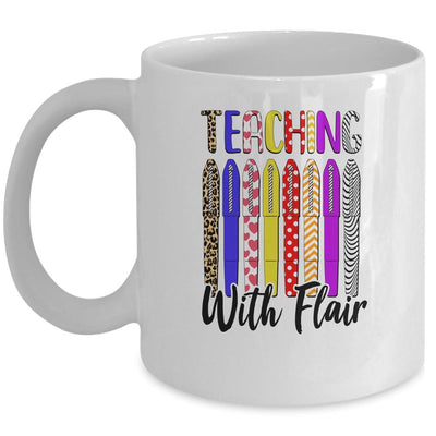 Teaching With Flair Teacher Gifts Mug-Coffee Mug-Mug-White