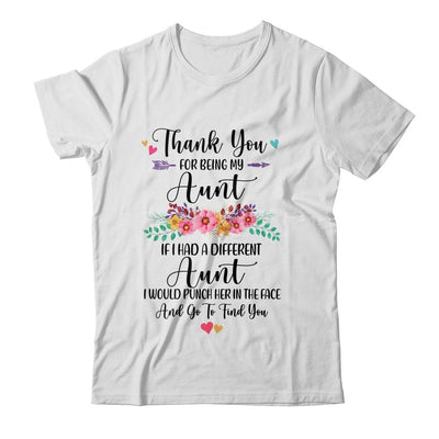 Thank You For Being My Aunt Gift-T-Shirt & Hoodie-Classic T-Shirt-White
