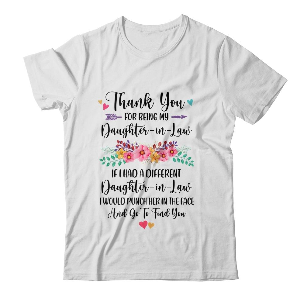 Thank You For Being My Daughter-In-Law Gift