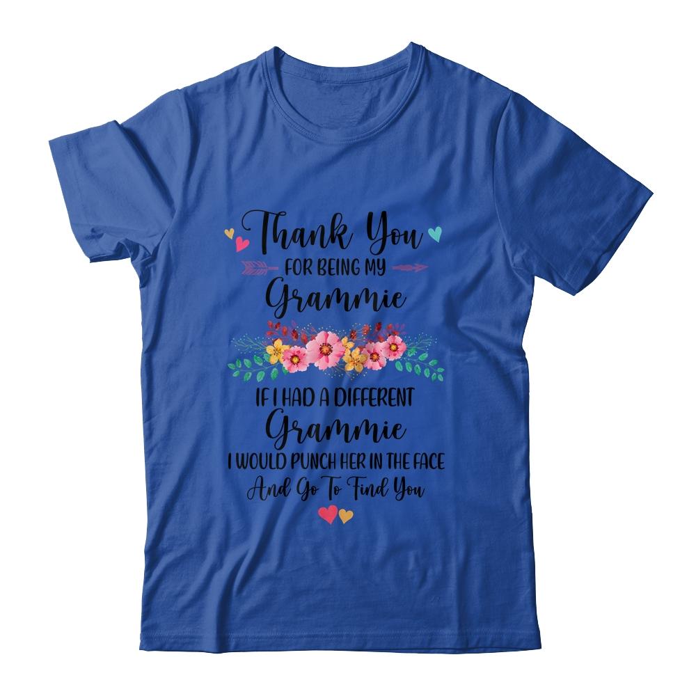 Thank You For Being My Grammie Gift-T-Shirt & Hoodie-Classic T-Shirt-Royal