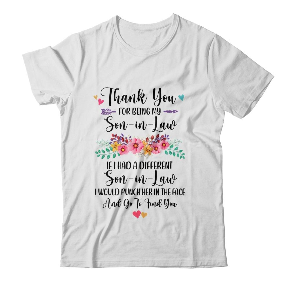 Thank You For Being My Son-In-Law Gift