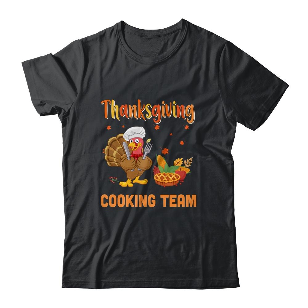 Thanksgiving Cooking Team Thankful Blessed Dinner Turkey