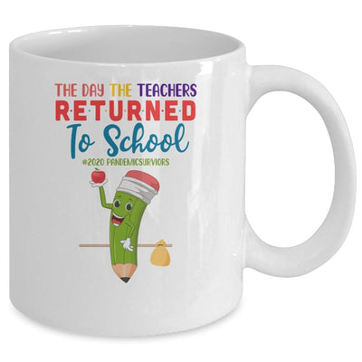 The Day The Teachers Returned To School Funny Back To School Mug-Coffee Mug-Mug-White