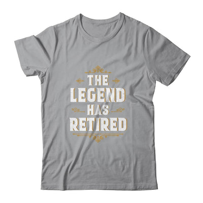 The Legend Has Retired Retirement Gifts For Men Women 2021-T-Shirt & Hoodie-Classic T-Shirt-Sport Grey