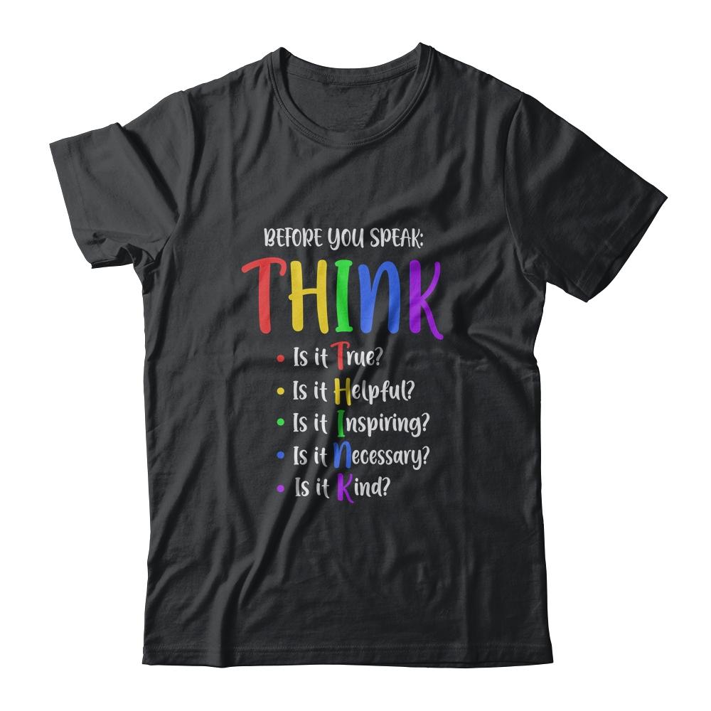 Think Before You Speak Teacher Gifts