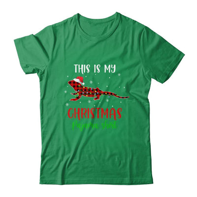 This Is My Christmas Pajama Shirt Bearded Dragon Red Plaid-T-Shirt & Sweatshirt-Classic T-Shirt-Irish Green