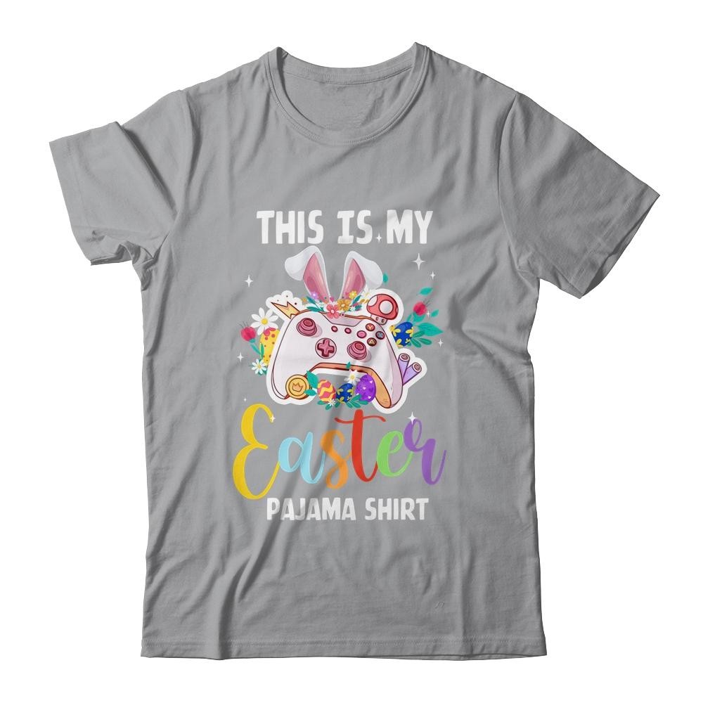 This Is My Easter Pajama Shirt Game Control Basket Gaming-T-Shirt & Hoodie-Classic T-Shirt-Sport Grey