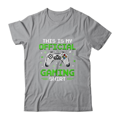 This Is My Official Gaming Funny Gamer Gift-T-Shirt & Hoodie-Classic T-Shirt-Sport Grey