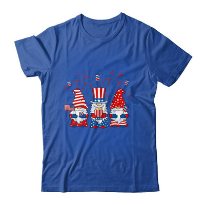 Three Gnomes Celebrating Independence Day 4th Of July-T-Shirt & Tank Top-Classic T-Shirt-Royal