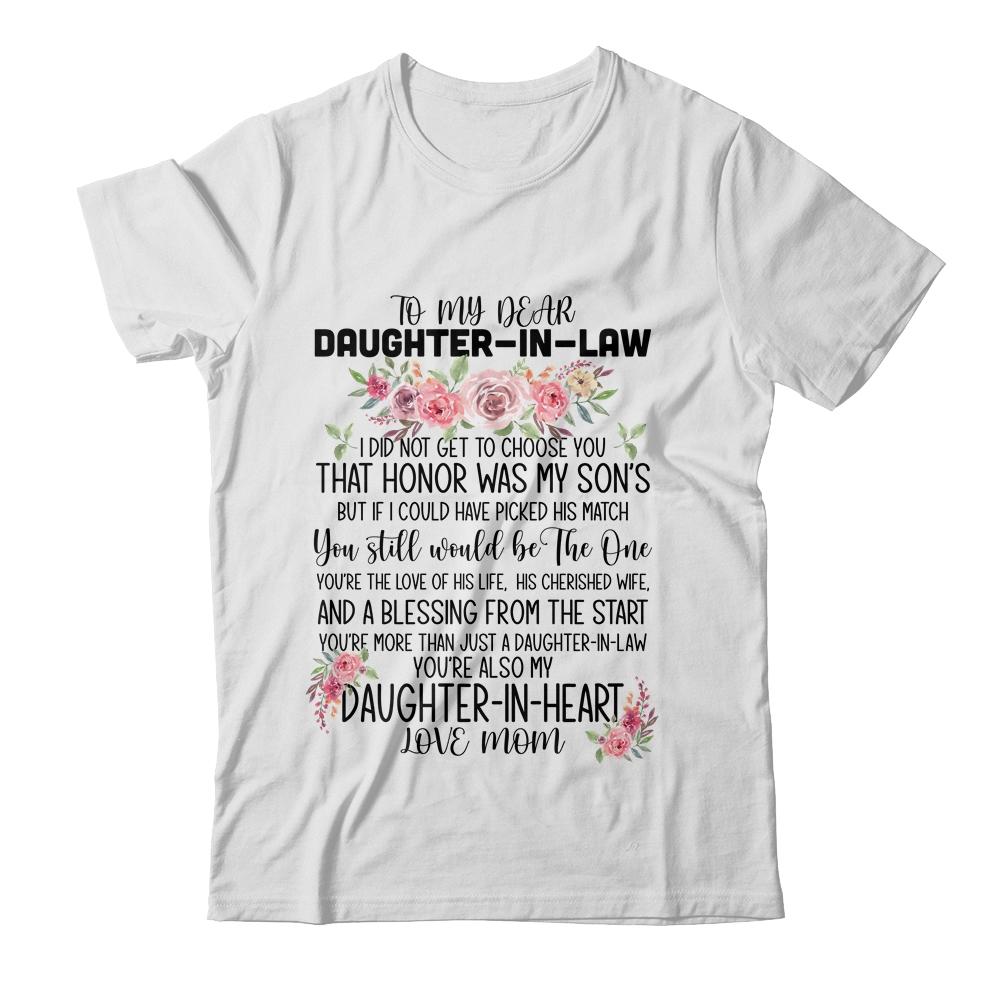 To My Dear Daughter In Law Gift