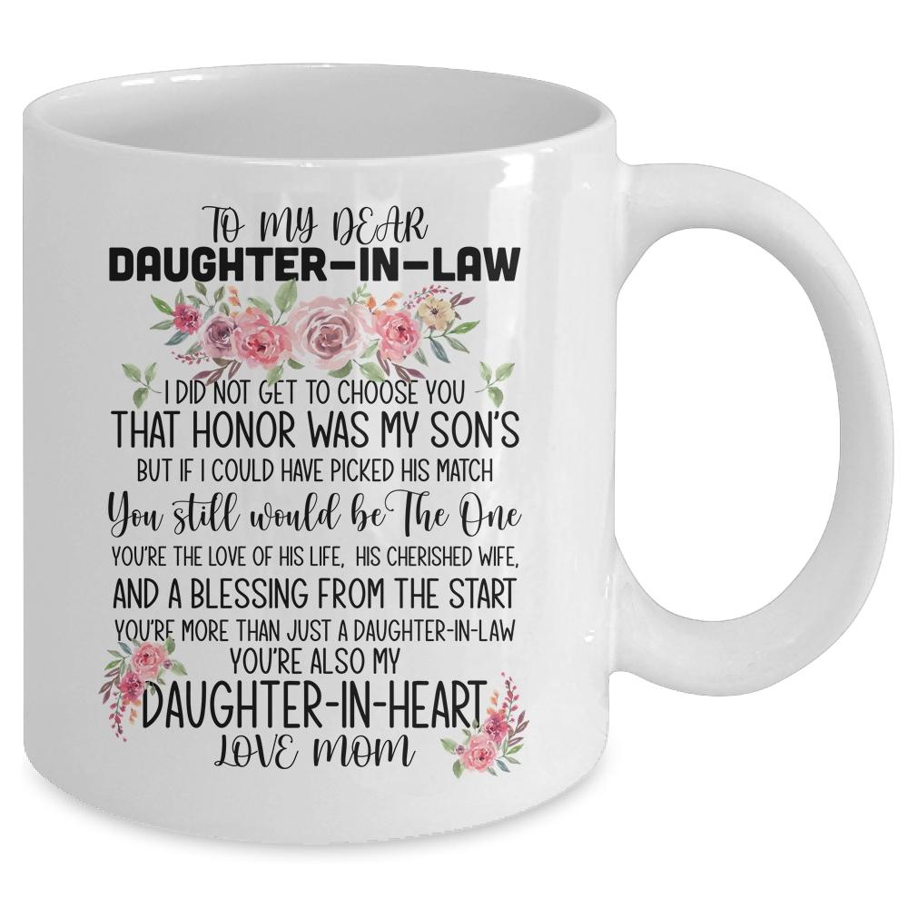 To My Dear Daughter In Law Gift Mug-Coffee Mug-Mug-White