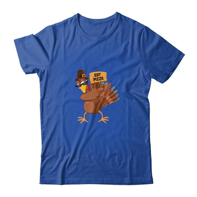 Turkey Eat Pizza Thanksgiving Funny Boys Girls Kids Gift-T-Shirt & Hoodie-Classic T-Shirt-Royal
